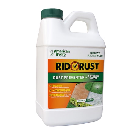 American Hydro Systems Rid O' Rust Extreme Water Rust Preventer, 1/2 Gallon RR2
